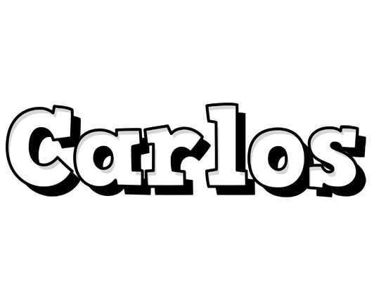 Carlos snowing logo