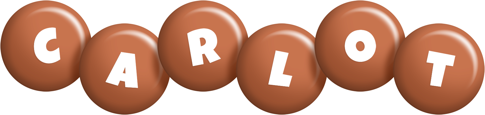Carlot candy-brown logo