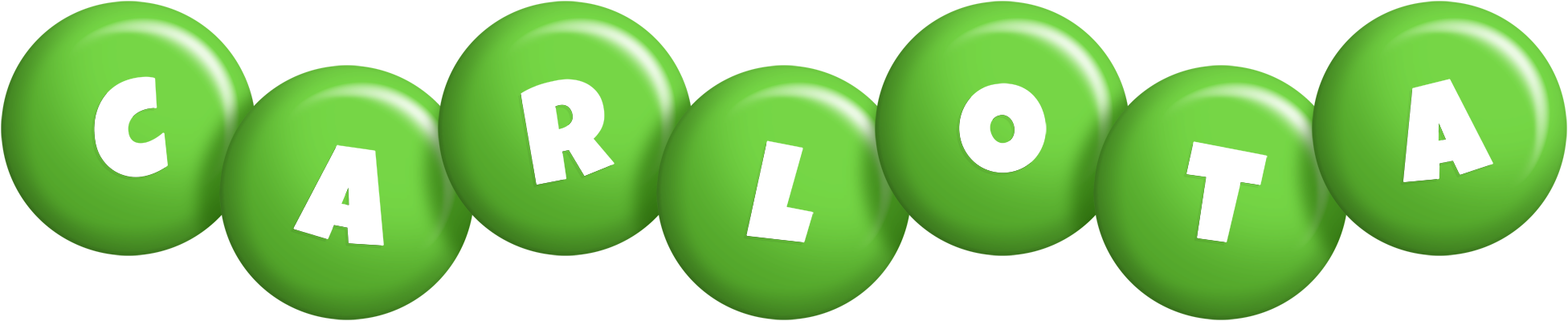 Carlota candy-green logo