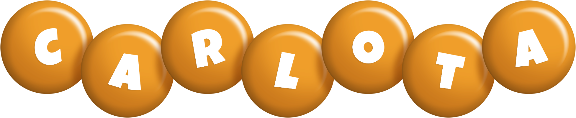 Carlota candy-orange logo