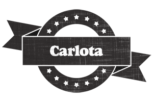 Carlota grunge logo