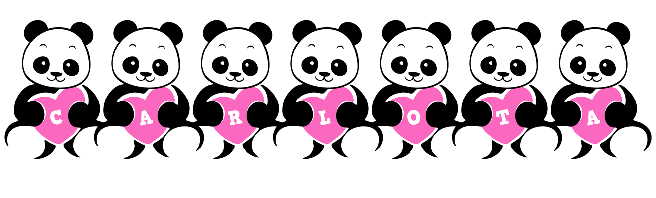 Carlota love-panda logo