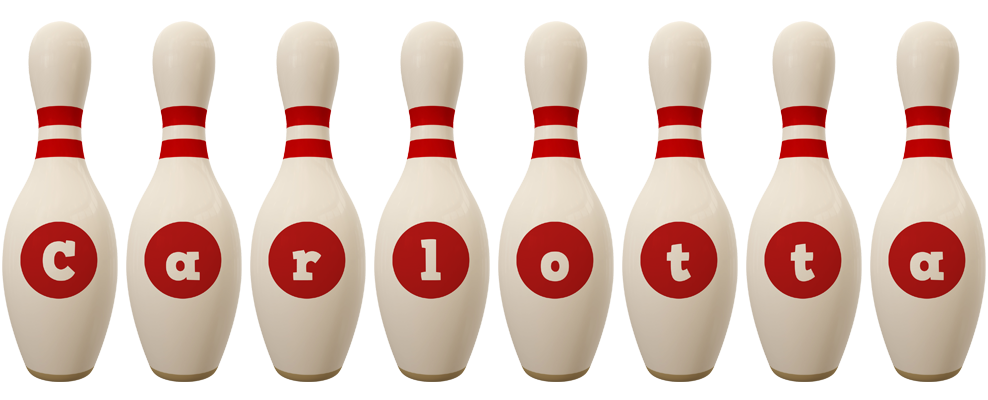 Carlotta bowling-pin logo