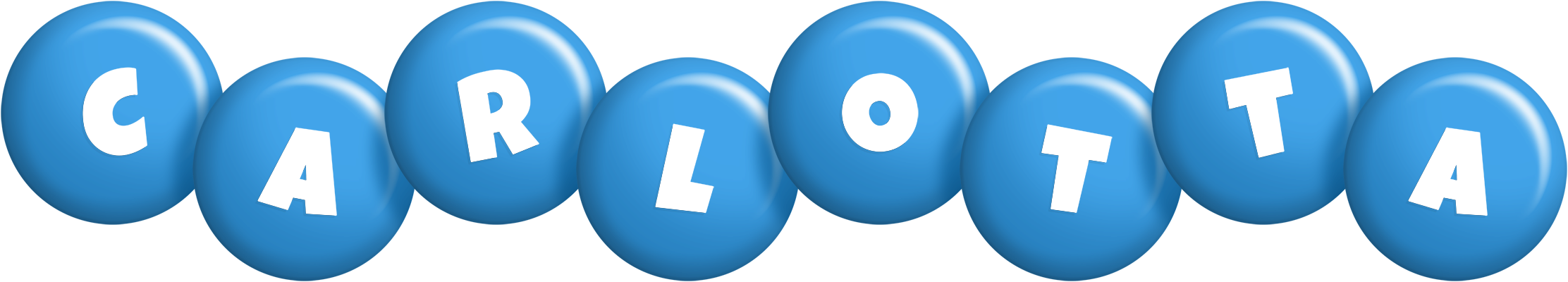 Carlotta candy-blue logo