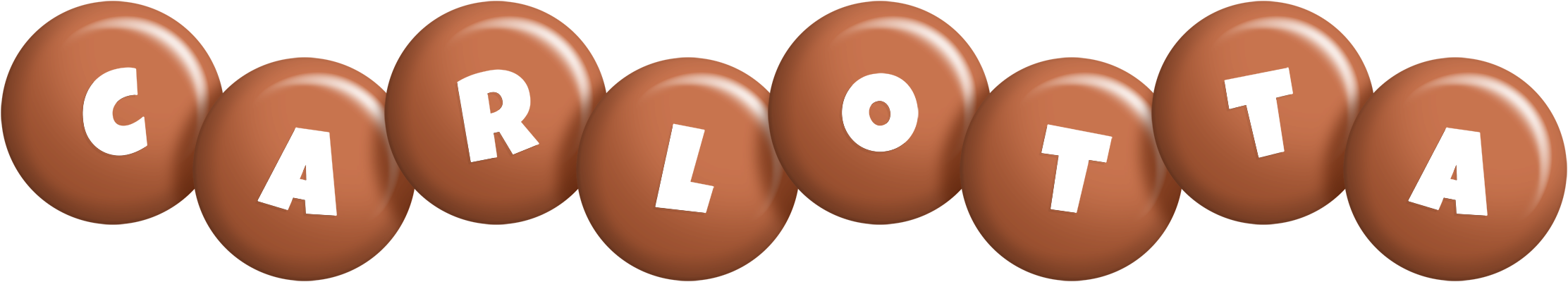 Carlotta candy-brown logo