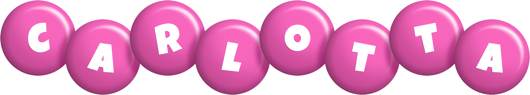 Carlotta candy-pink logo