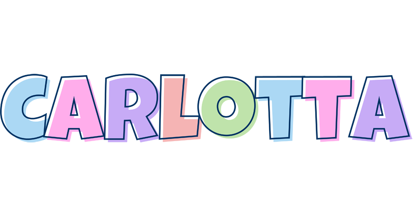 Carlotta pastel logo