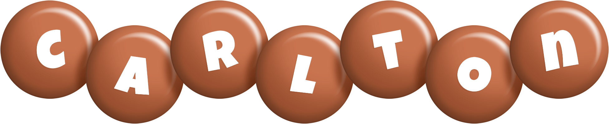 Carlton candy-brown logo