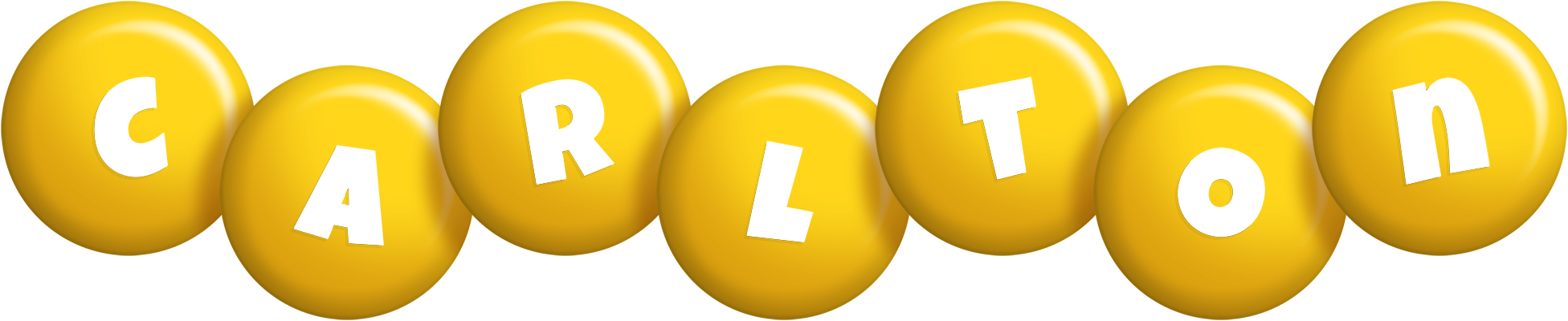 Carlton candy-yellow logo