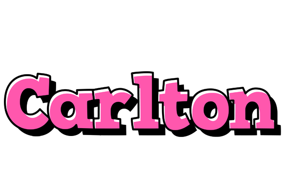 Carlton girlish logo