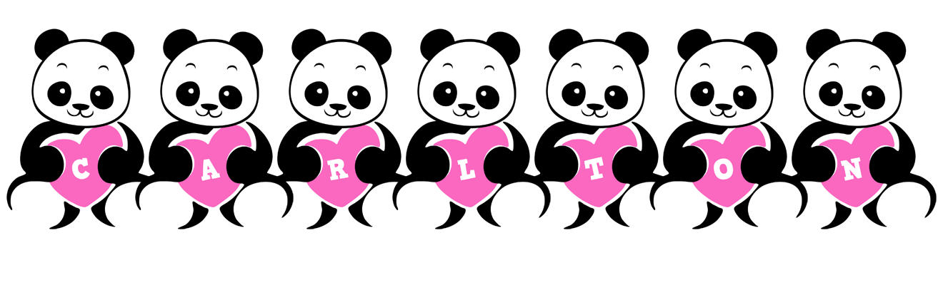 Carlton love-panda logo