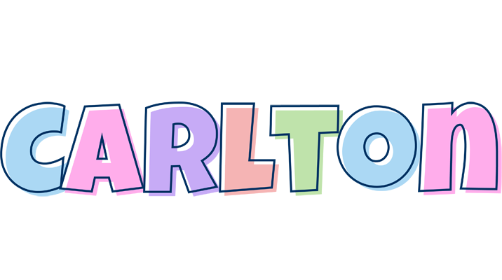 Carlton pastel logo