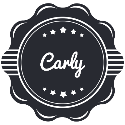 Carly badge logo