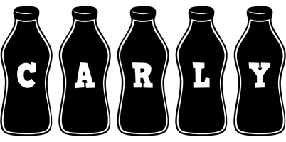 Carly bottle logo