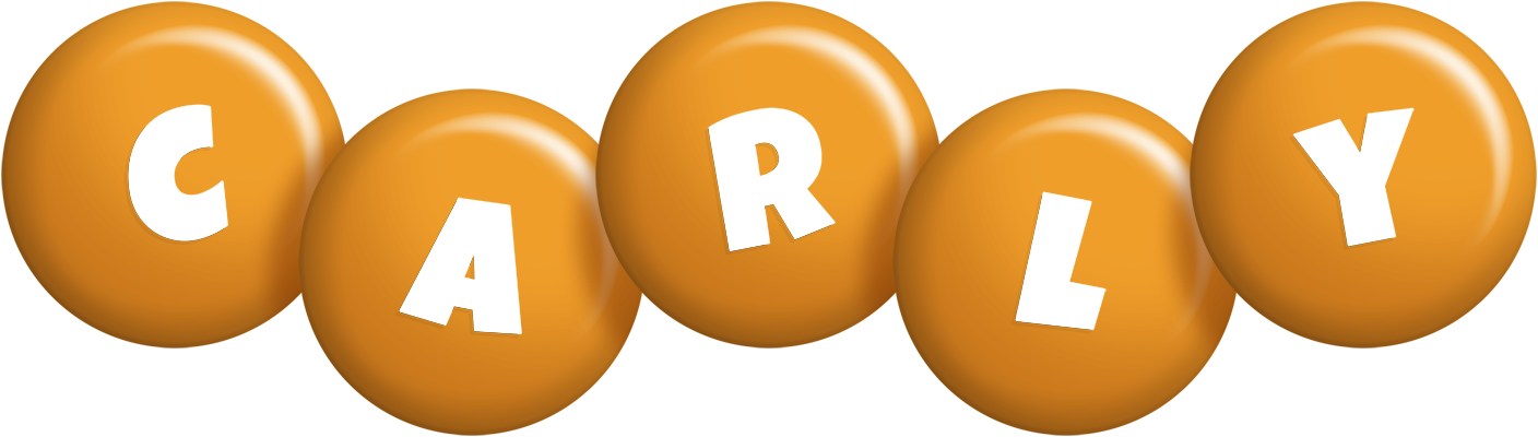 Carly candy-orange logo