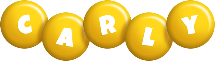 Carly candy-yellow logo