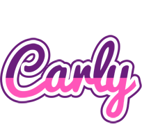 Carly cheerful logo