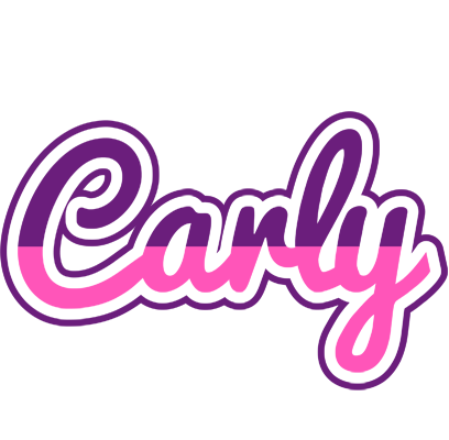 Carly cheerful logo