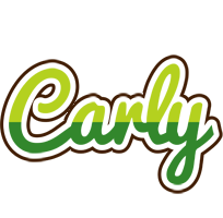 Carly golfing logo