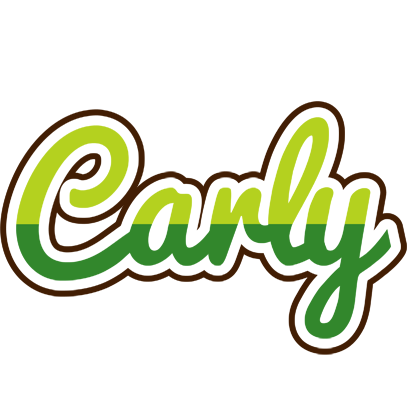 Carly golfing logo