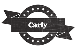 Carly grunge logo