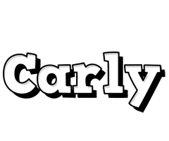 Carly snowing logo