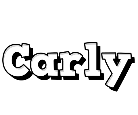 Carly snowing logo