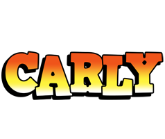 Carly sunset logo