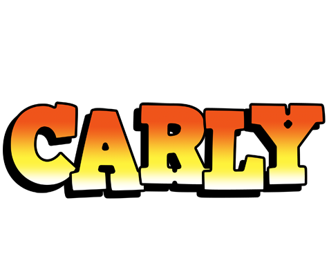 Carly sunset logo