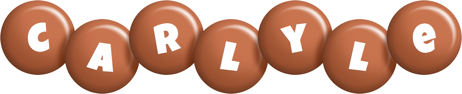 Carlyle candy-brown logo