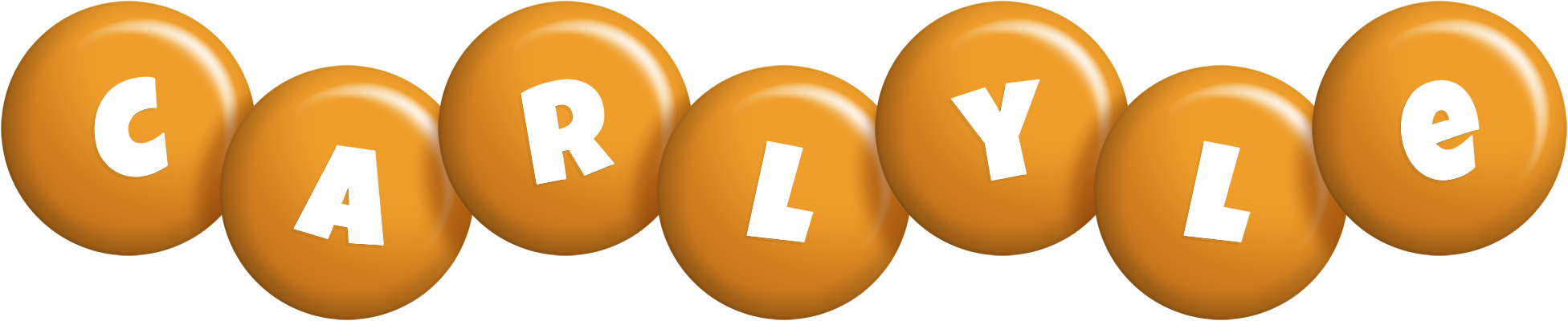 Carlyle candy-orange logo