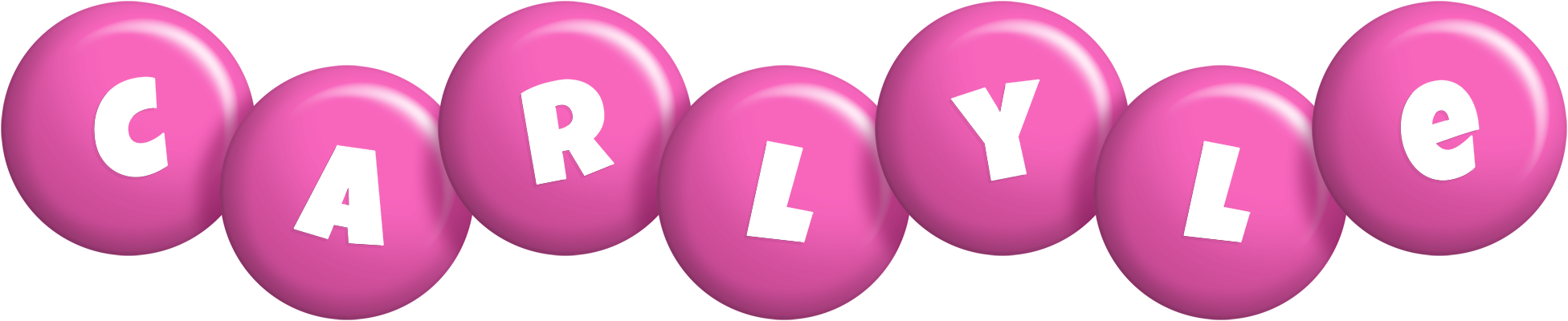 Carlyle candy-pink logo