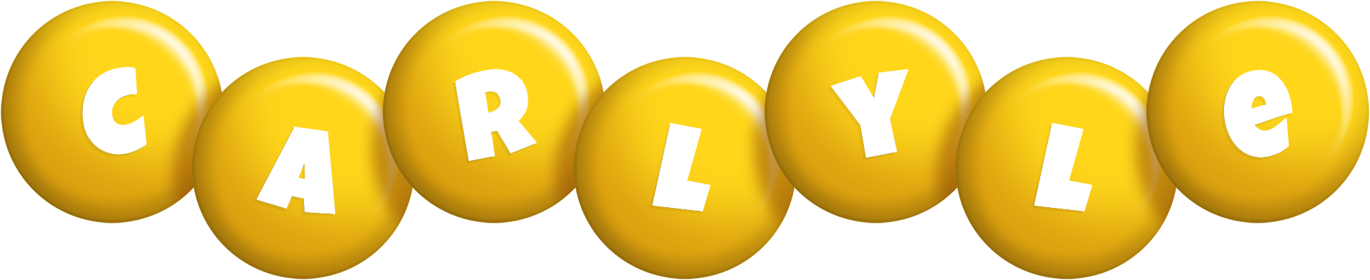 Carlyle candy-yellow logo