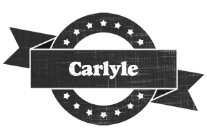 Carlyle grunge logo