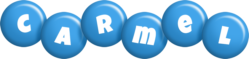 Carmel candy-blue logo