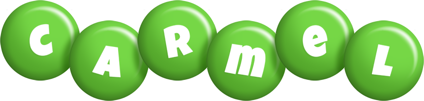 Carmel candy-green logo