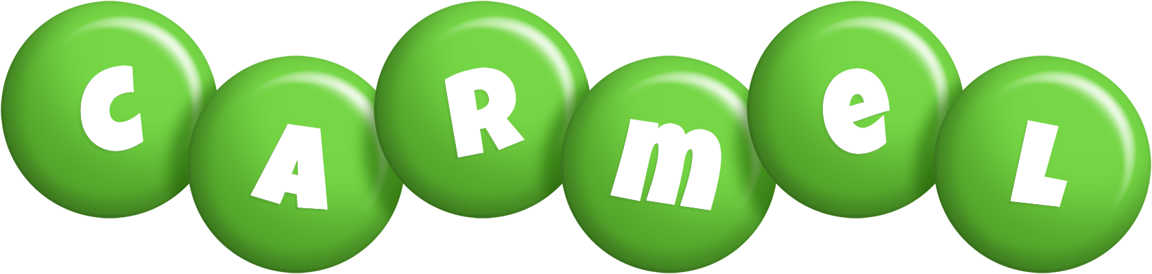 Carmel candy-green logo