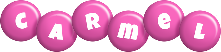 Carmel candy-pink logo