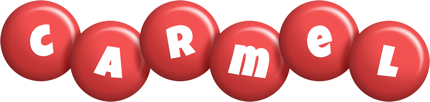Carmel candy-red logo