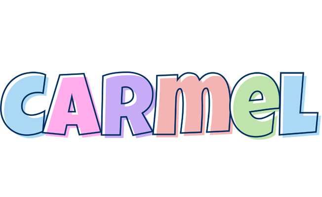 Carmel pastel logo