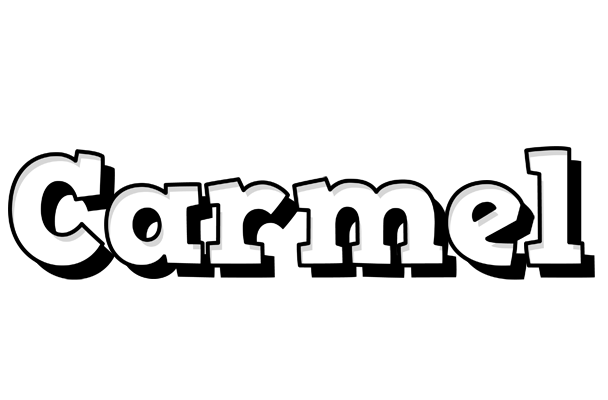 Carmel snowing logo