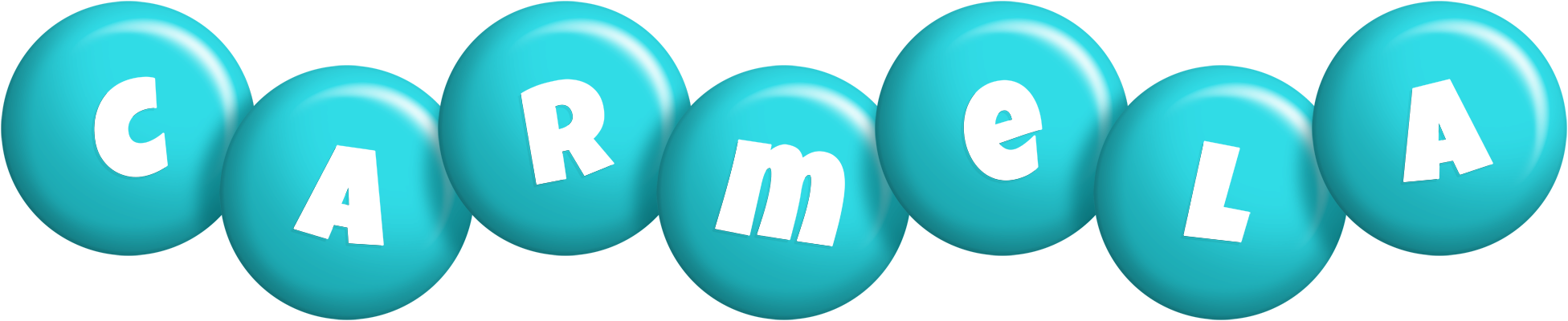 Carmela candy-azur logo