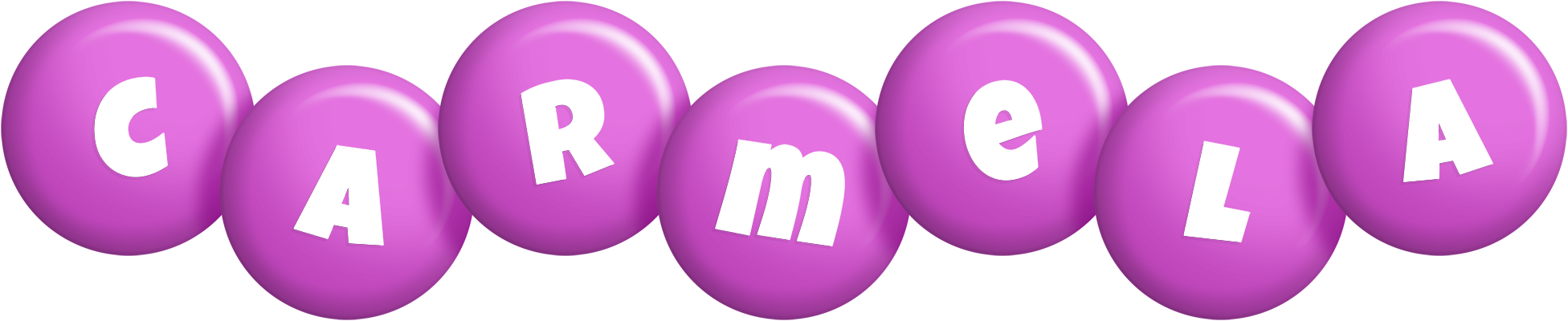 Carmela candy-purple logo