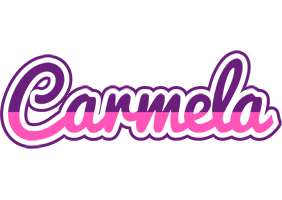 Carmela cheerful logo