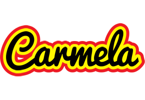 Carmela flaming logo