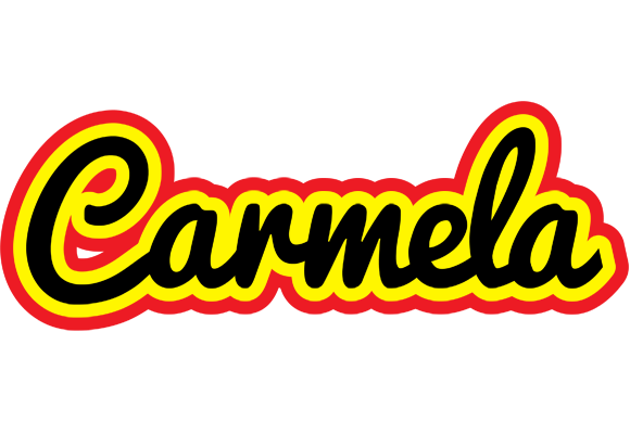 Carmela flaming logo