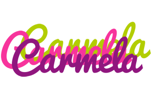Carmela flowers logo