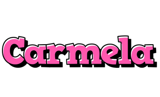 Carmela girlish logo