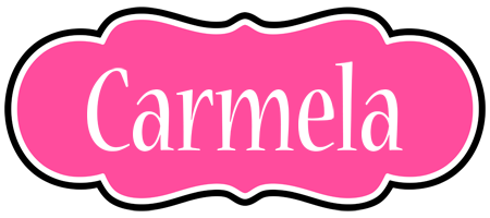 Carmela invitation logo