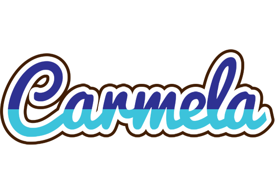 Carmela raining logo